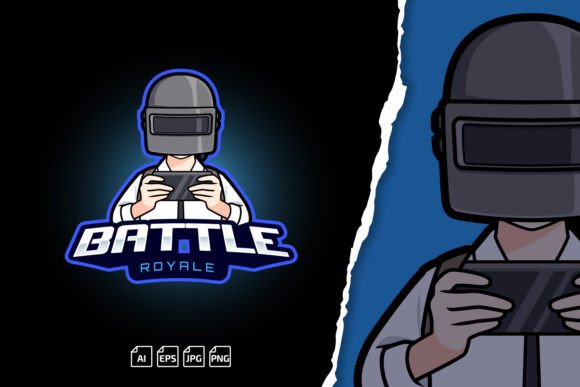 Craft Your Identity with a Battle Helmet Mascot Logo