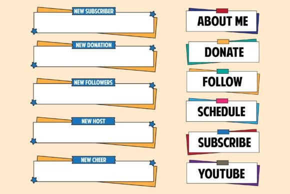 Evaluating the Set of Twitch Alerts and Panels Template for Modern Streamers