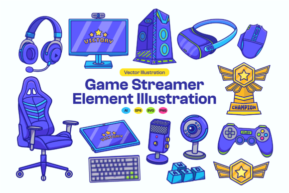 Game Streamer Elements: A Strategic Visual Asset for Content Creators Who Want to Build Recognition