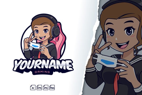 Gamer Girl Streamer Logo Mascot: Building a Memorable Brand Without the Design Headache