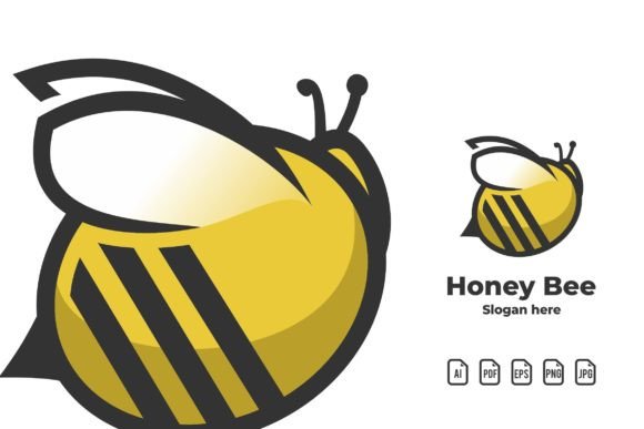 Honey Bee Girl Mascot Logo: A Versatile Template for Creative Projects