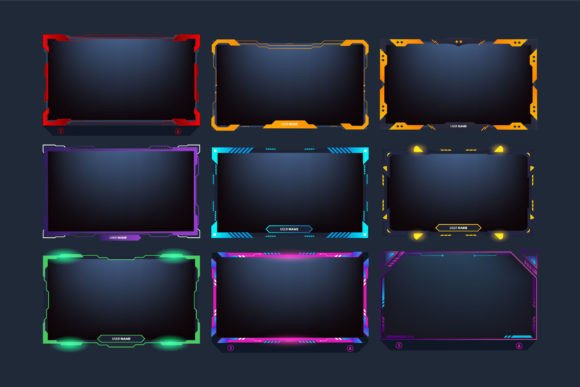 Live Game Screen Panel Template Set