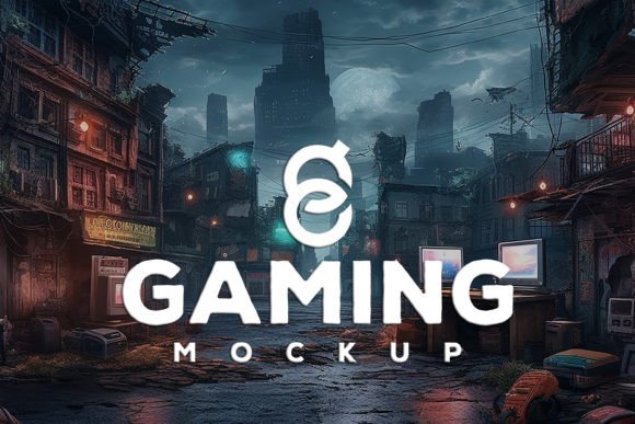 Logo Mockup with Play Ground Background: A Versatile Asset for Gaming, Combat, and Action-Oriented Branding