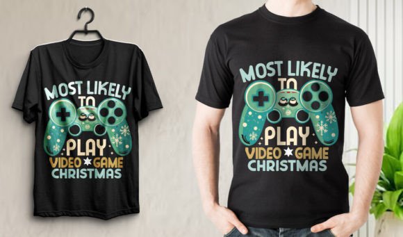 Most Likely to Play Christmas T‑Shirt Design
