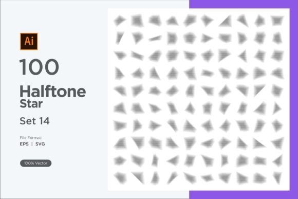 Stars Shape Halftone Background 100-14: A Professional Resource Analysis