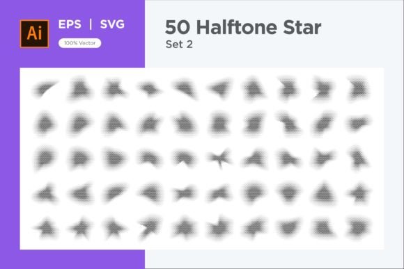 Stars Shape Halftone Background 50-2: A Designer's Tool Analysis