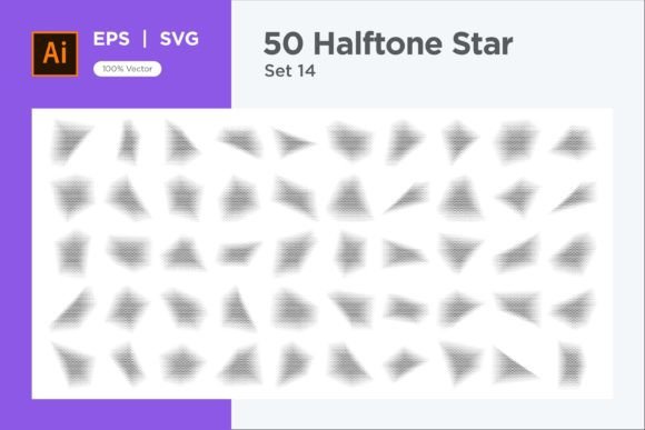 The Art and Utility of Stars Shape Halftone Backgrounds in Modern Design