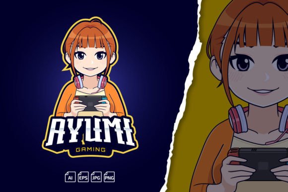The Charm and Utility of a Cute Gamer Girl Esport Mascot Logo