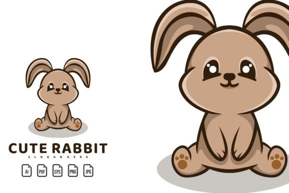 The Cute Rabbit Mascot Logo: Your Flexible Visual Asset for Modern Branding