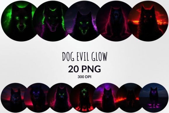 The Definitive Guide to Using the Dog Evil Glow Sublimation Clipart Bundle in Modern Design