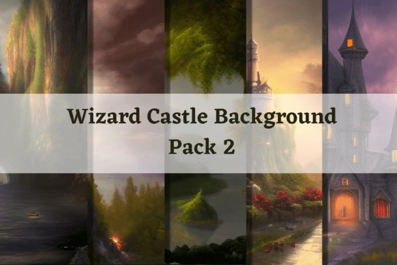 The Fantasy Backgrounds Wizard Castle Pack 2: Your Portal to Whimsical Storytelling
