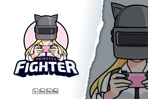 The Gamer Girl Helmet Logo: A Versatile Identity Asset for Modern Gaming Brands