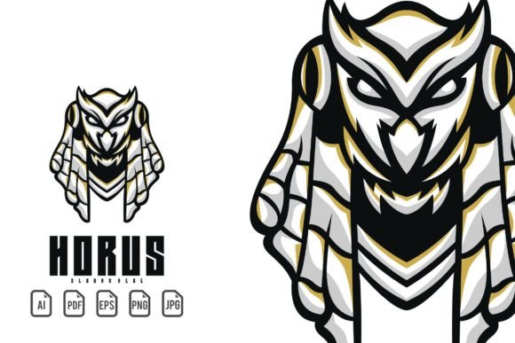 The Horus Mascot Logo: A Versatile Template for Modern Branding Workflows