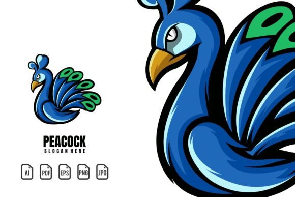 The Versatility of a Professional Peacock Mascot Logo